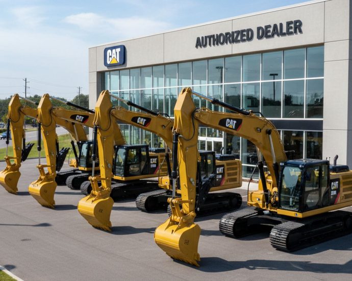 Современная строительная техника у официального дилера на площадке