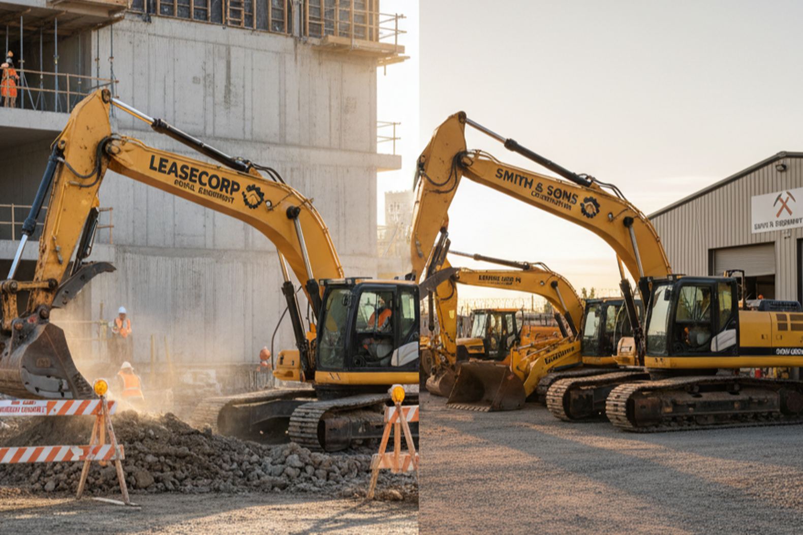 Сравнение арендованной и приобретенной в кредит строительной техники